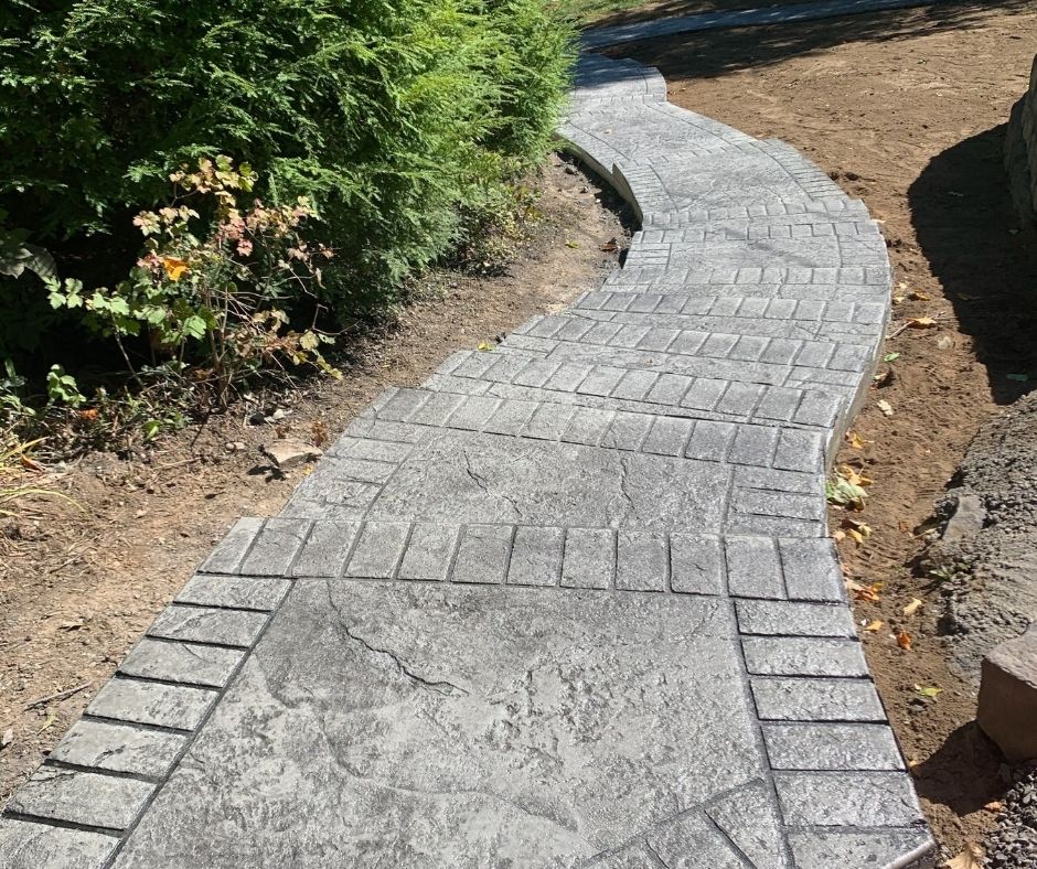 New Concrete Sidewalk